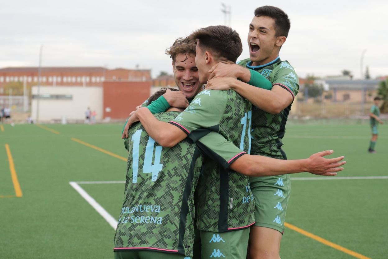 La Cruz celebra un gol. 