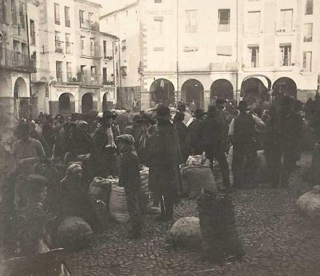 Las imagenes de Plasencia de Joaquín Sorolla hijo son del 9 de enero de 1917. 