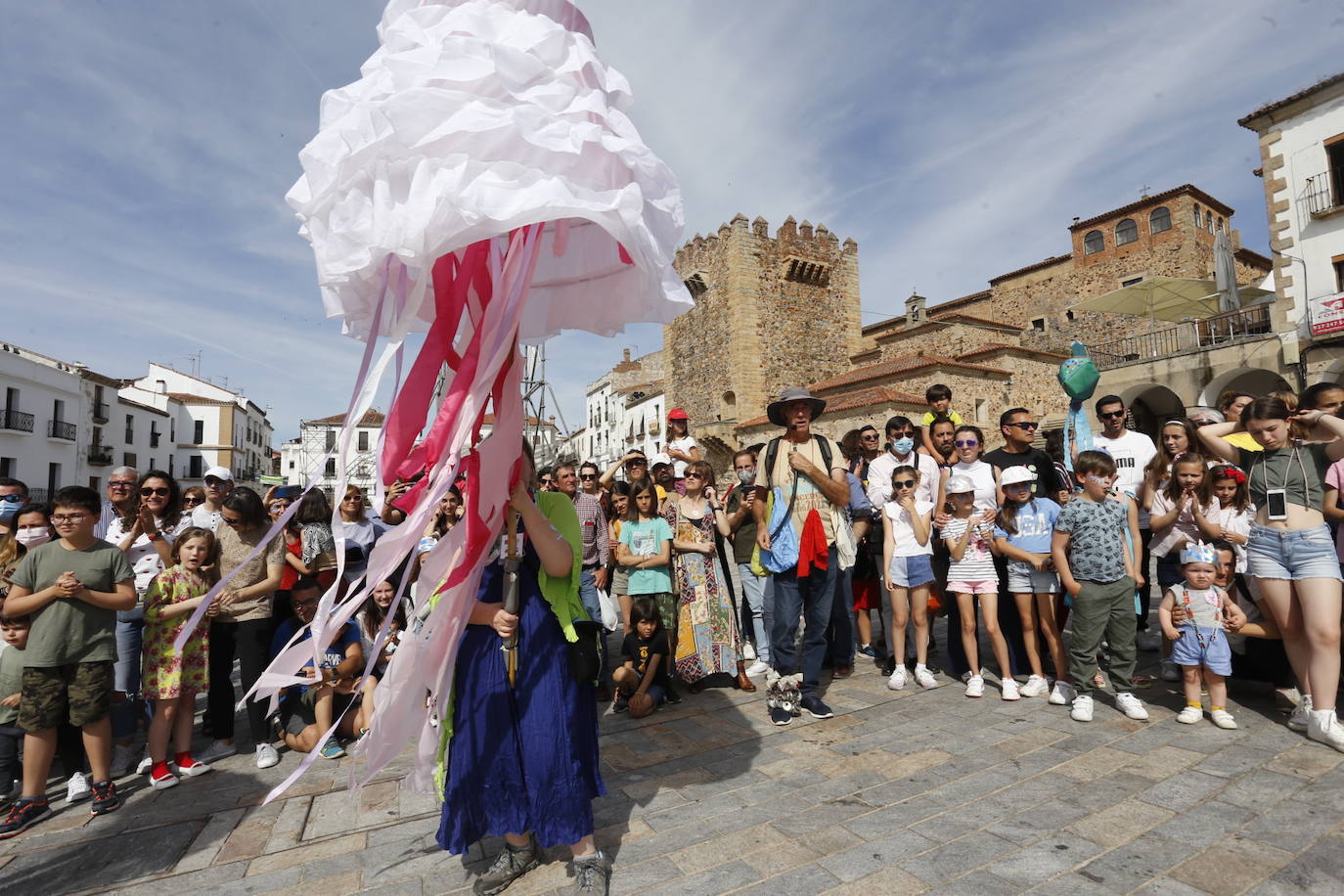 Uno de los momentos del pasacalles.