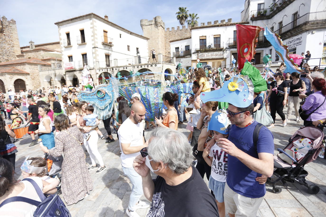 Uno de los momentos del pasacalles.