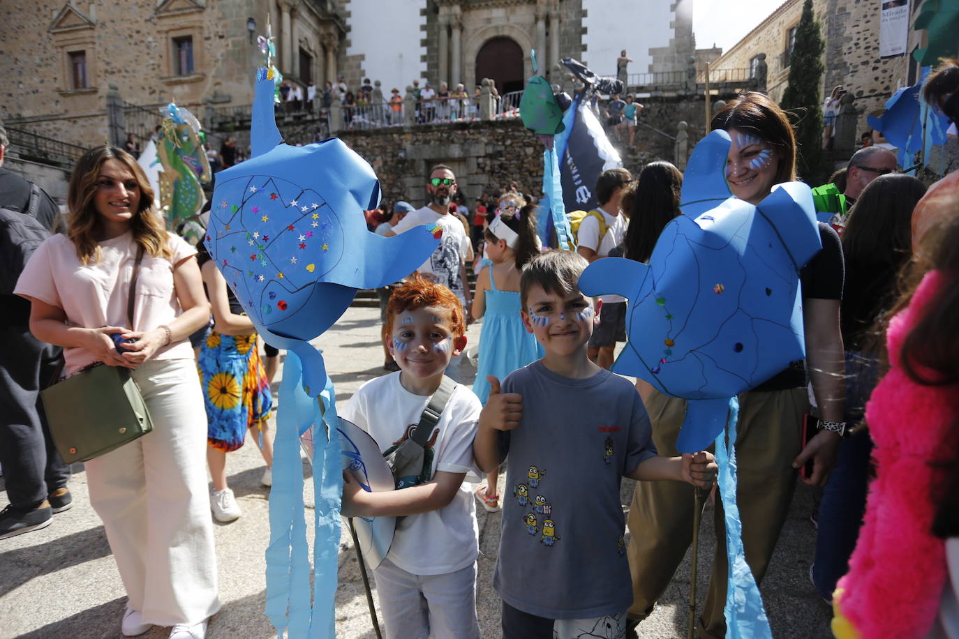 Uno de los momentos del pasacalles.