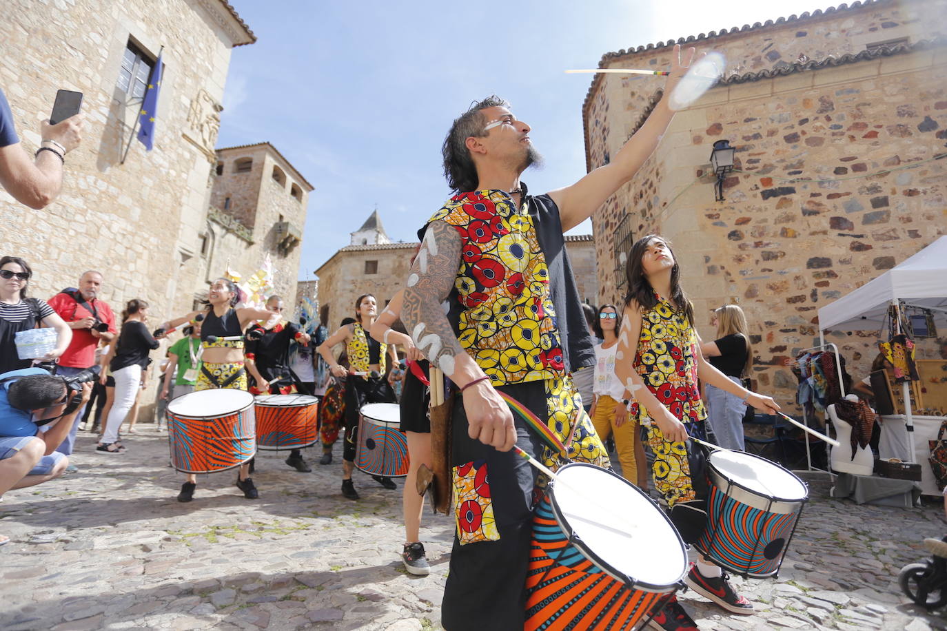 Uno de los momentos del pasacalles.
