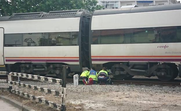En 2019 falleció una vecina de Navalmoral arrollada por el tren. 