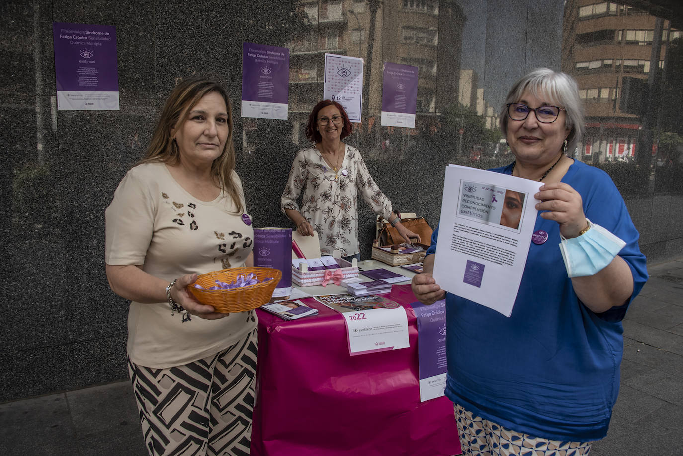 Día por la Fibromialgia con la asociación Existimos.