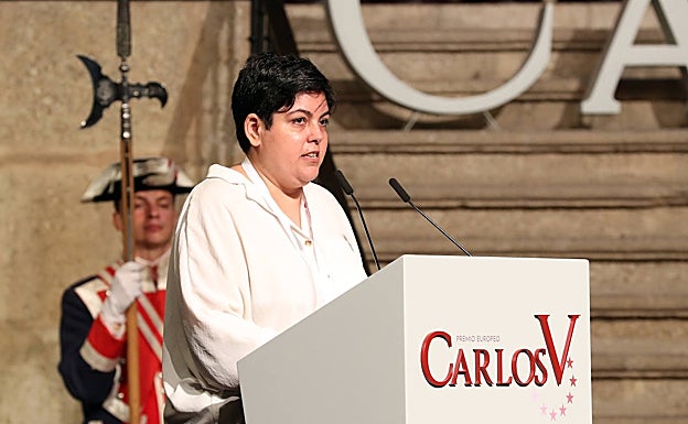 Durante su intervención en el monasterio de san Jerónimo de Yuste.