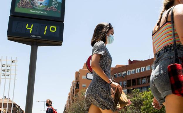 Llega el calor a Extremadura, con temperaturas sobre los 40 grados.