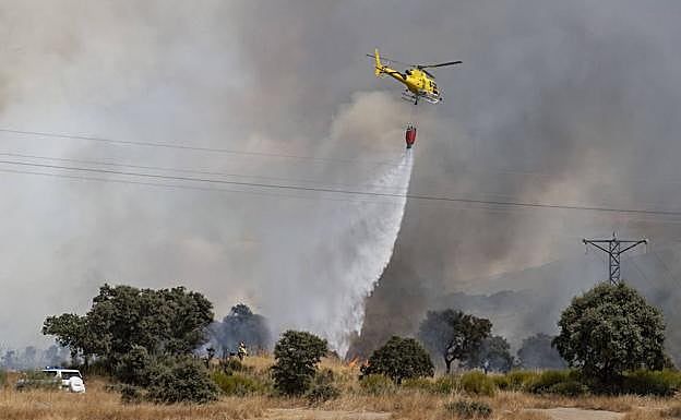 Extremadura estará en peligro alto de incendio desde el lunes