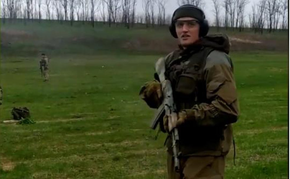 Una de las últimas imágenes subidas a Instagram desde el frente en Ucrania. 