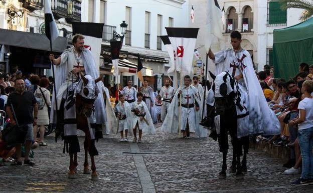 Imagen de la celebración del Festival Templario de Jerez de los Caballeros.