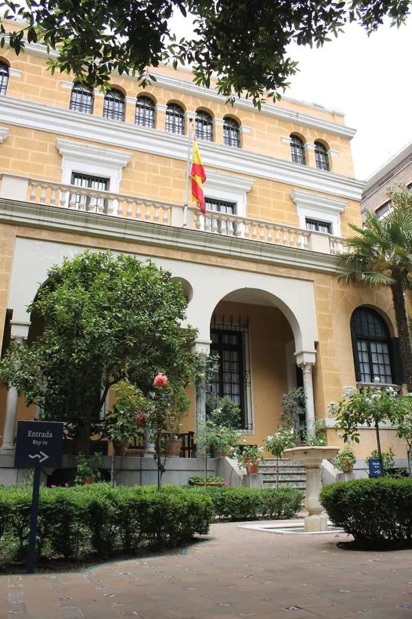 Entrada del Museo Sorolla que se encuentra en el Paseo General Martínez Campos de Madrid.
