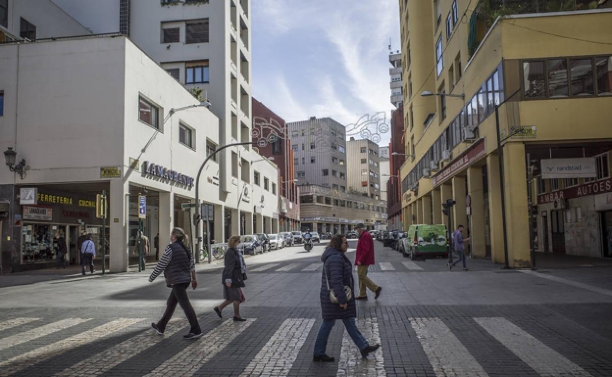 Avenida Juan Carlos I de Badajoz. 