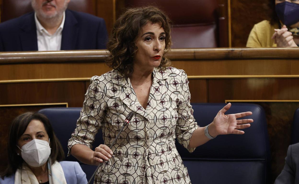 La ministra de Hacienda y Función Pública, María Jesús Montero. / 