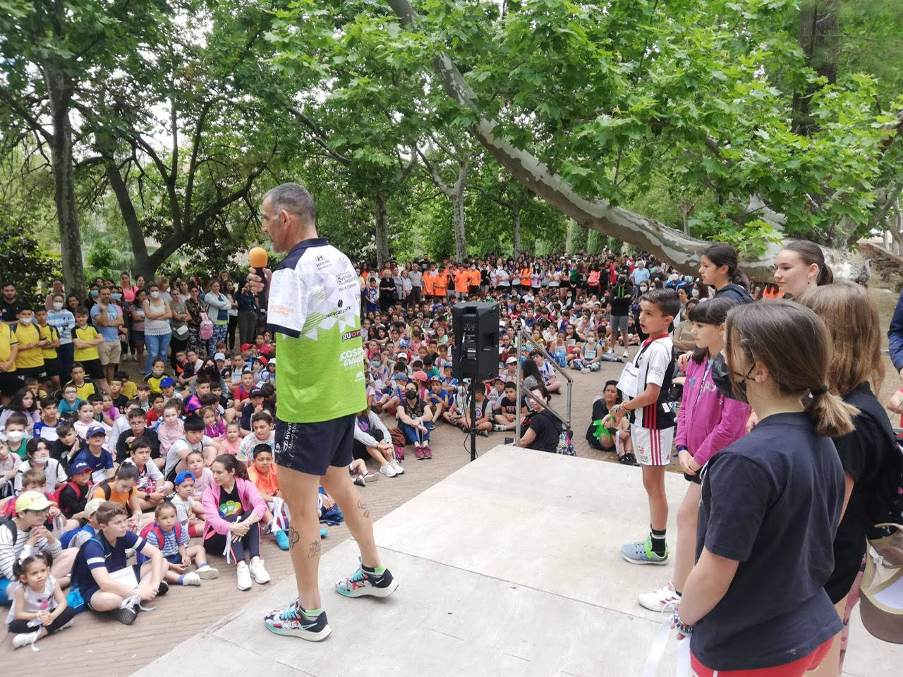 Carrera solidaria del 'Claustro de barrio'.