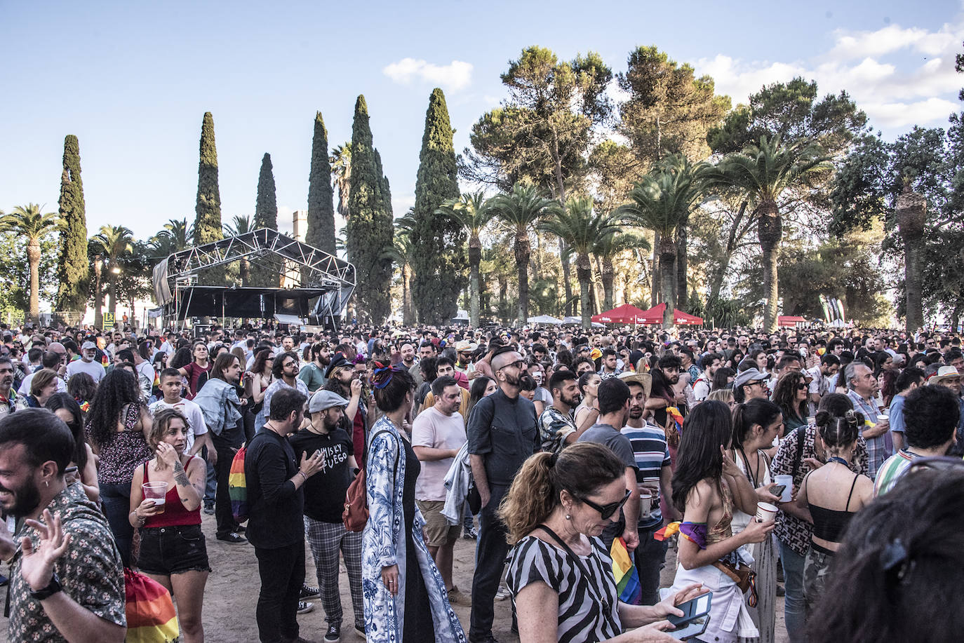 Fotos: Ambiente de este sábado en Badajoz por la fiesta de Los Palomos