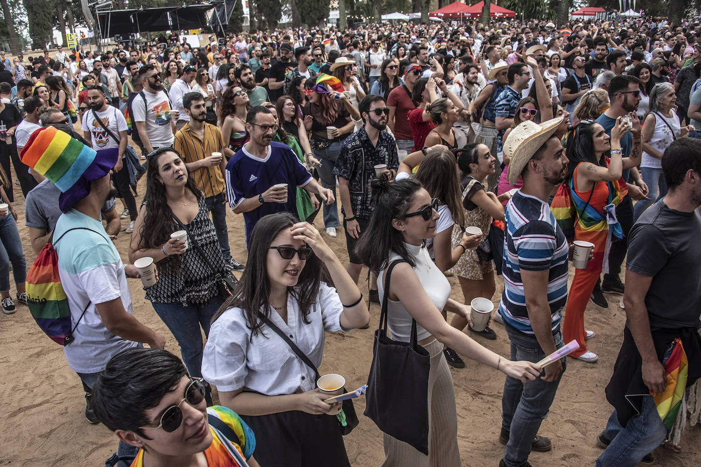 Fotos: Ambiente de este sábado en Badajoz por la fiesta de Los Palomos