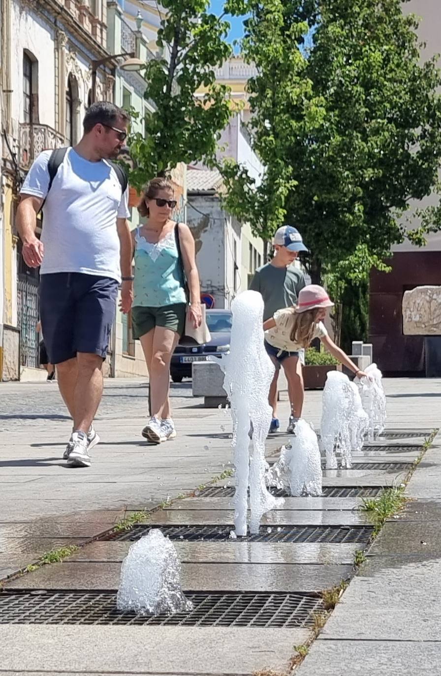 El calor era intenso desde primera hora de la mañana en Mérida.