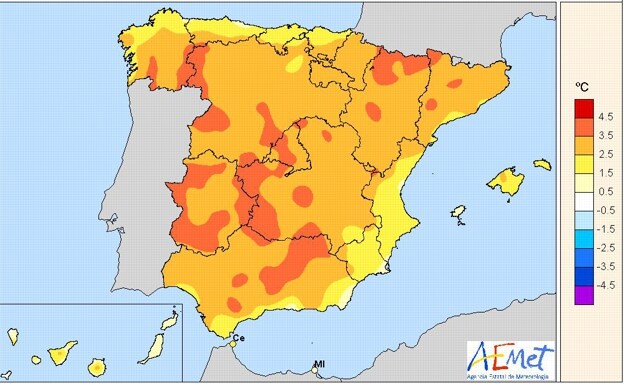 Mayo ha sido el más cálido del siglo y el segundo más seco en 60 años