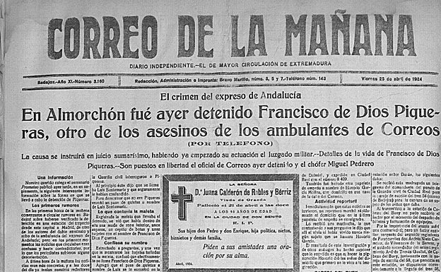 Imagen principal - La parada extremeña del tren sangriento