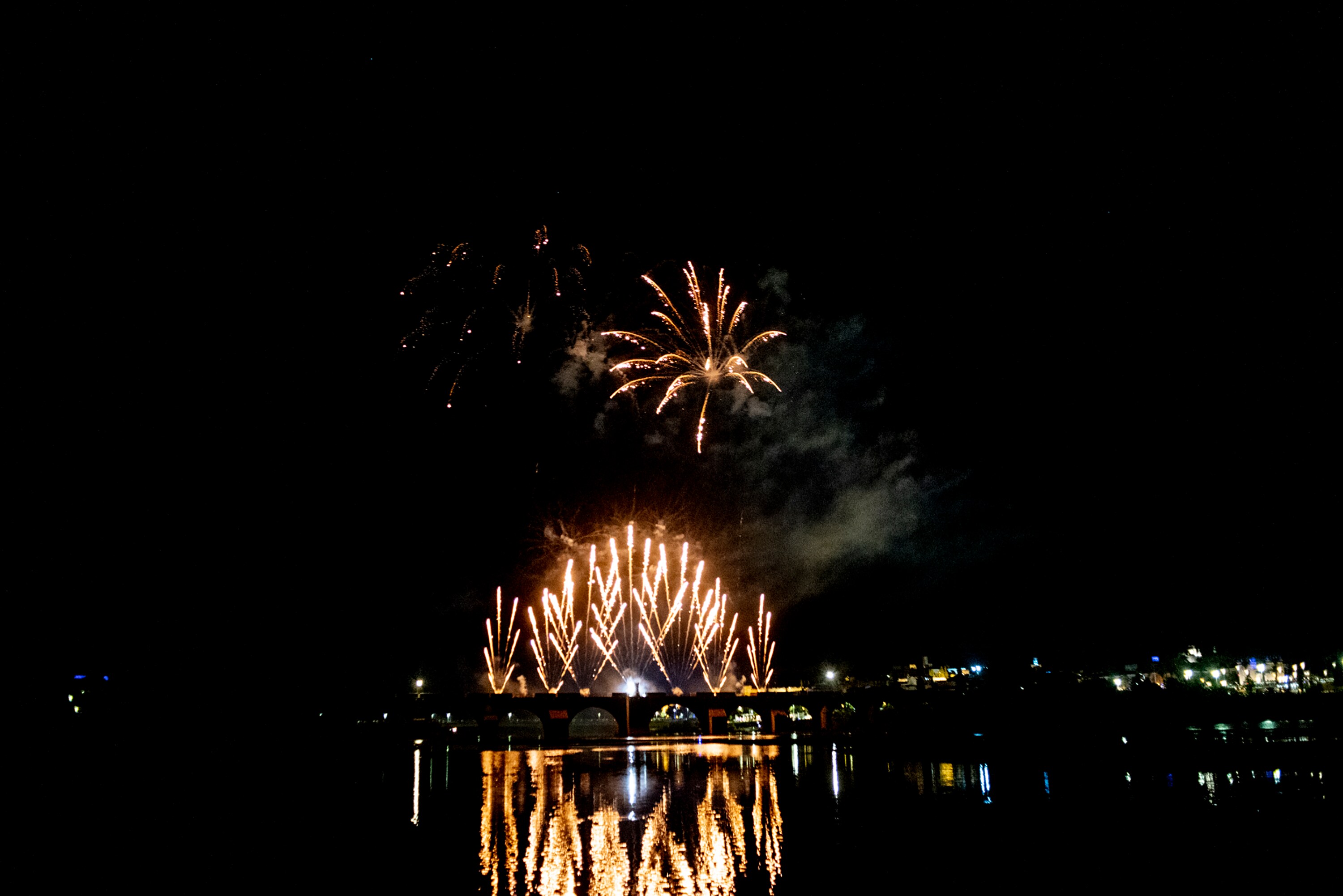 Fotos: Fuegos artificiales de la Feria de San Juan 