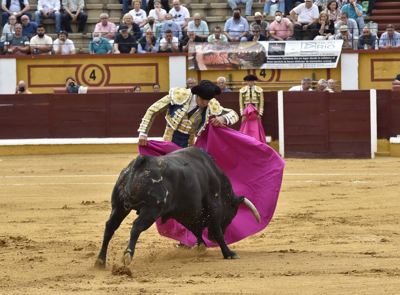Fotos: El ganado desluce la encerrona de Perera en Badajoz