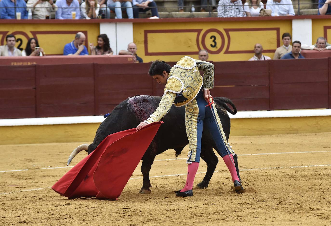 Fotos: El ganado desluce la encerrona de Perera en Badajoz