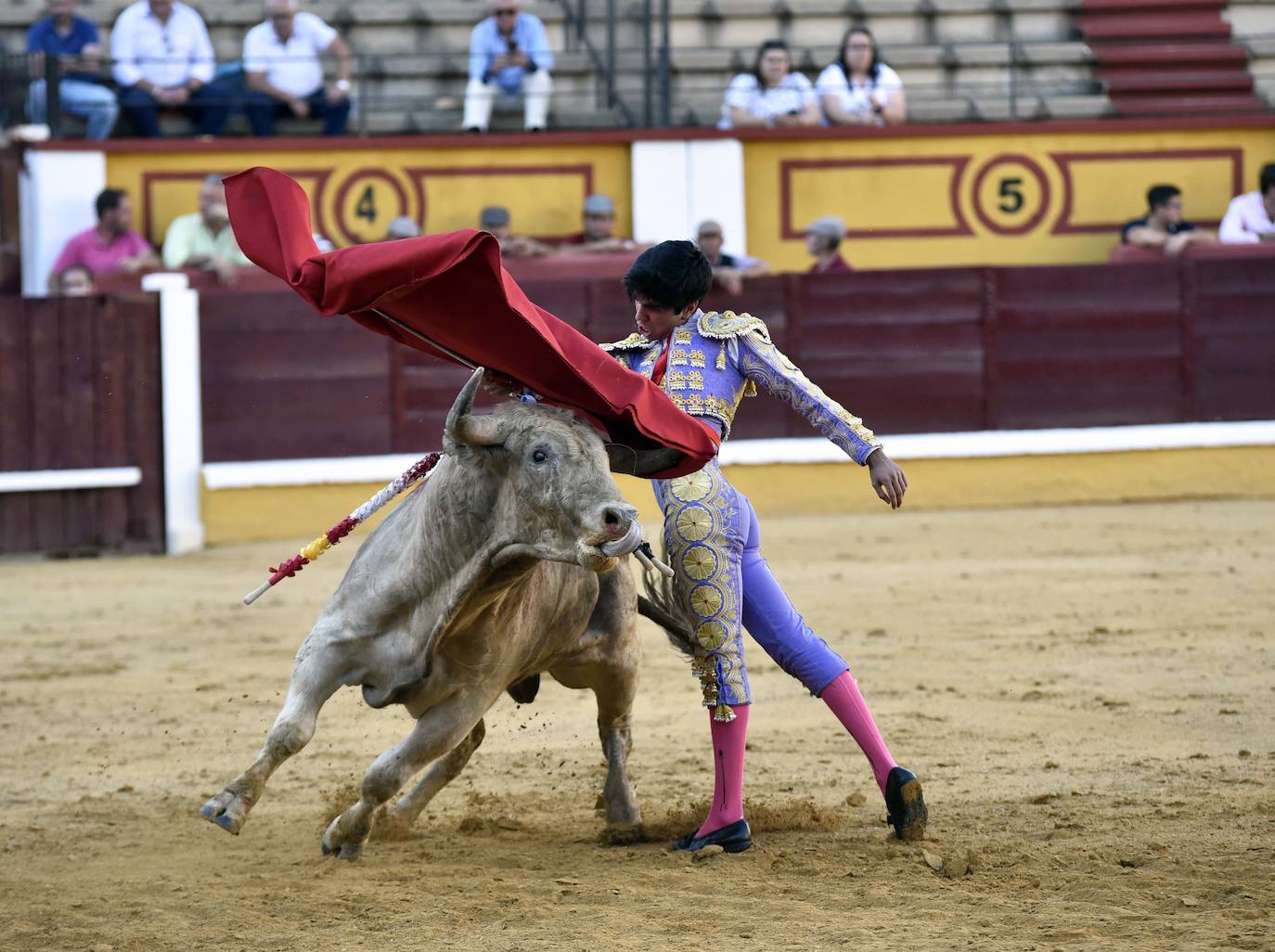 Fotos: Una excepcional novillada de Marca cierra la feria taurina de Badajoz