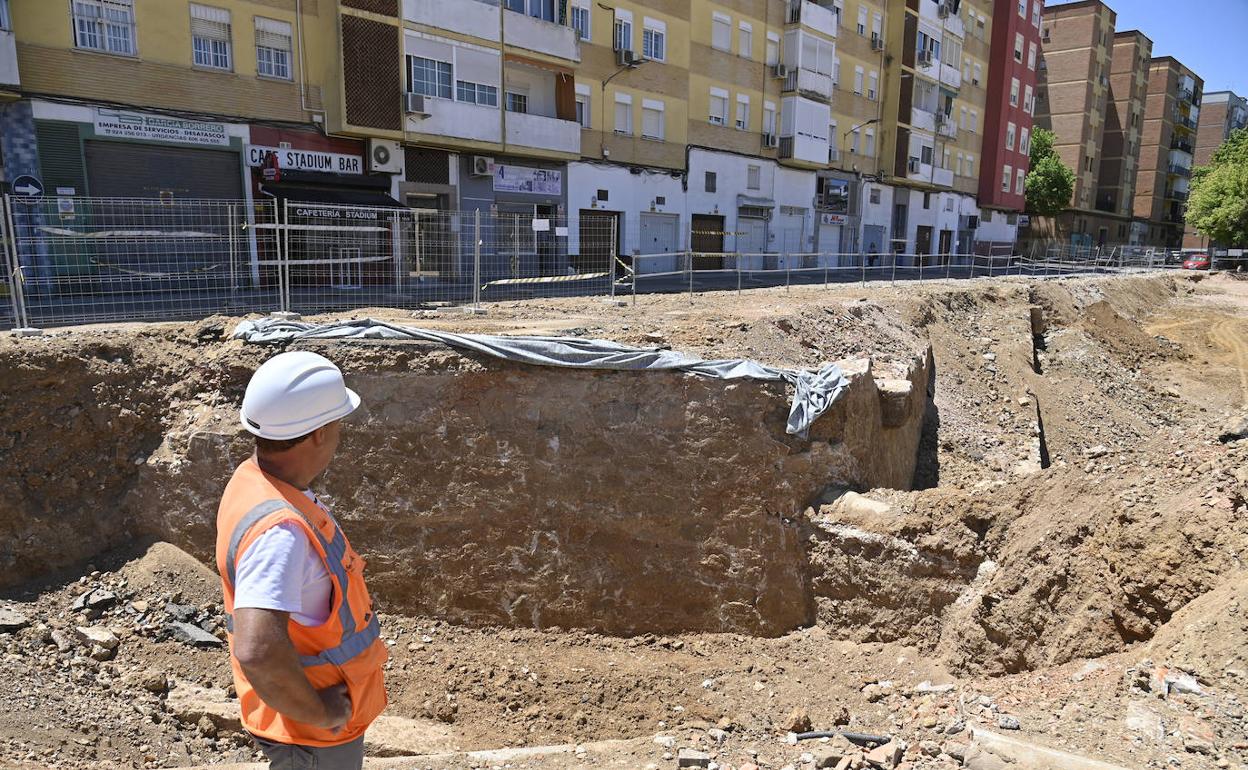 La estructura de la plaza fuerte del baluarte de San Roque. 