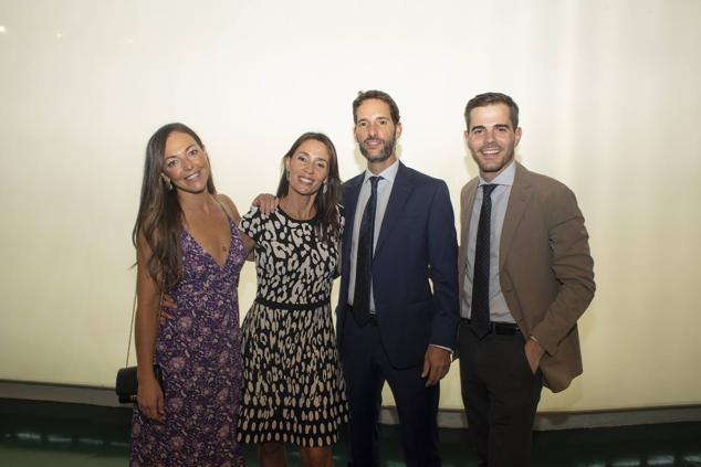 María Isabel Domínguez, Gema Lozano, Ricardo García de Arriba y José María Saponi. 