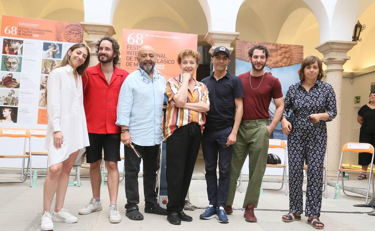 La obra 'El misántropo' se ha presentado esta mañana.