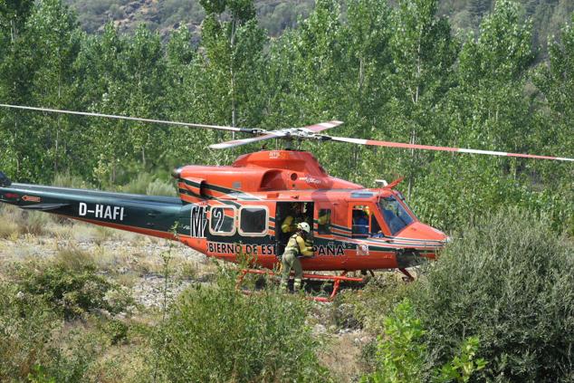 Fotos: Segundo día del incendio de Las Hurdes