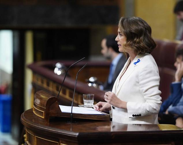 Cuca Gamarra, durante intervención. 