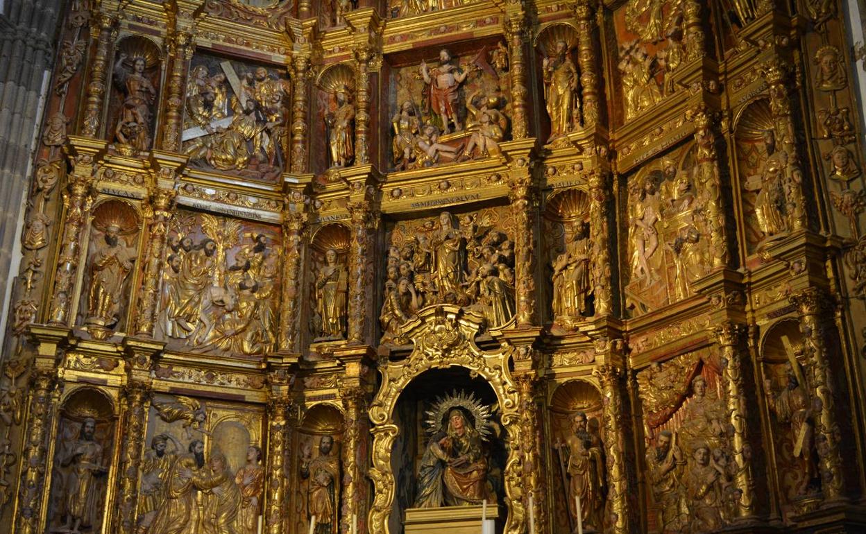 Retablo mayor de la iglesia de Santa Ana 