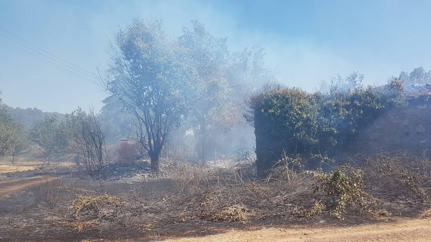 Fotos: Imágenes del incendio que ha tenido lugar este martes en Villanueva de la Vera