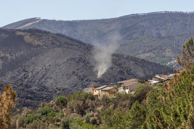 Fotos: Zona cero del incendio de Las Hurdes