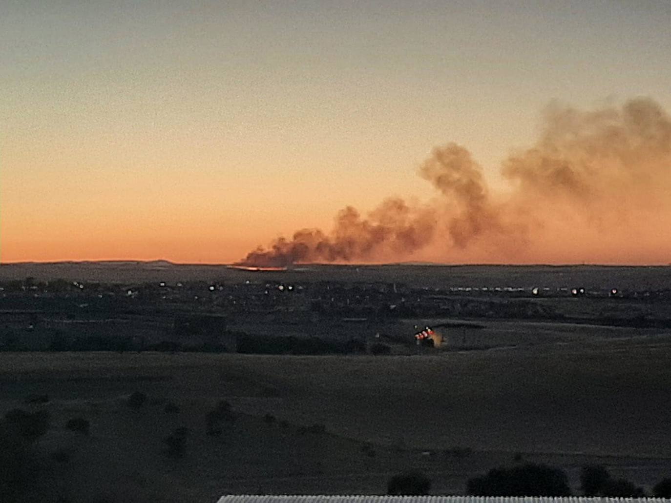 Estabilizado el incendio en Casar de Cáceres