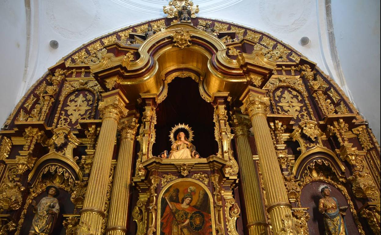 Retablo mayor de la iglesia de Santa María de la Plaza 