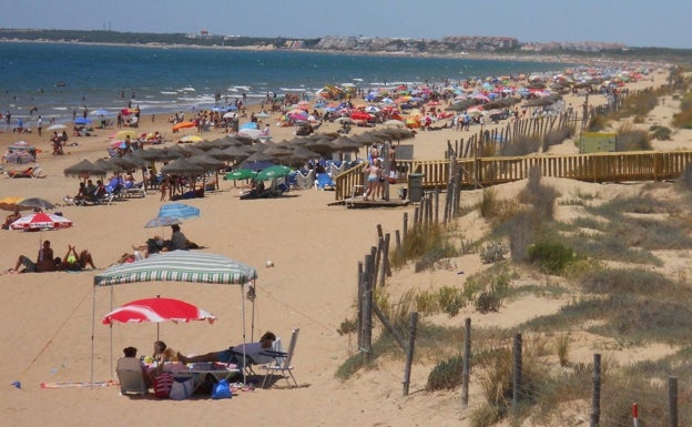 Playa de Punta Umbría.