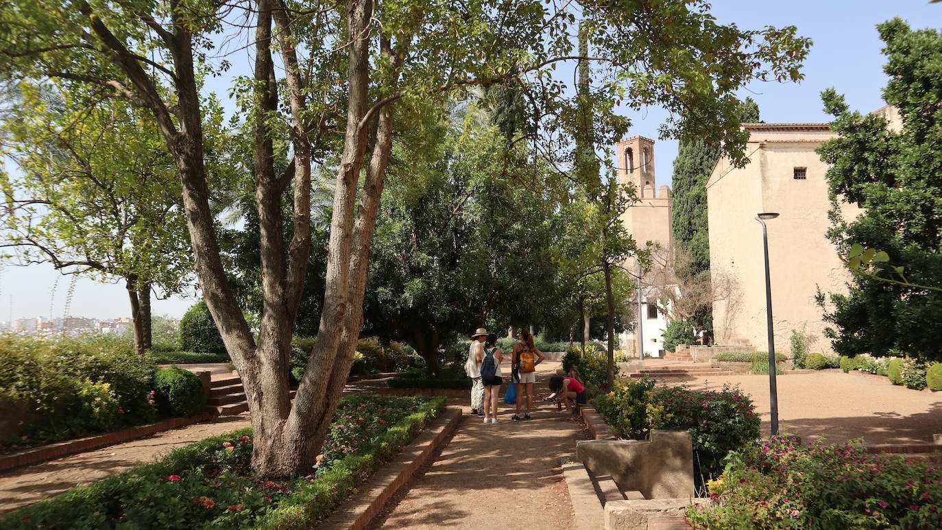 Interior de los Jardines de La Galera. 