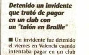 Un ladrón con poco ojo