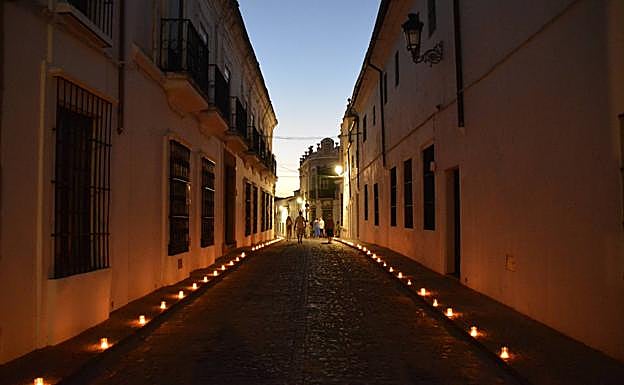 Atardecer en la Corredera durante la Noche en Blanco 