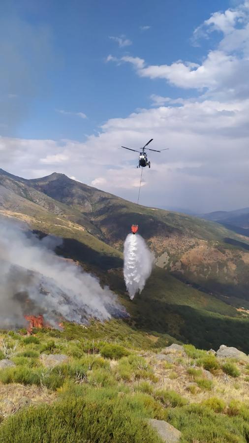 Fotos: Imágenes del incendio declarado en Tornavacas