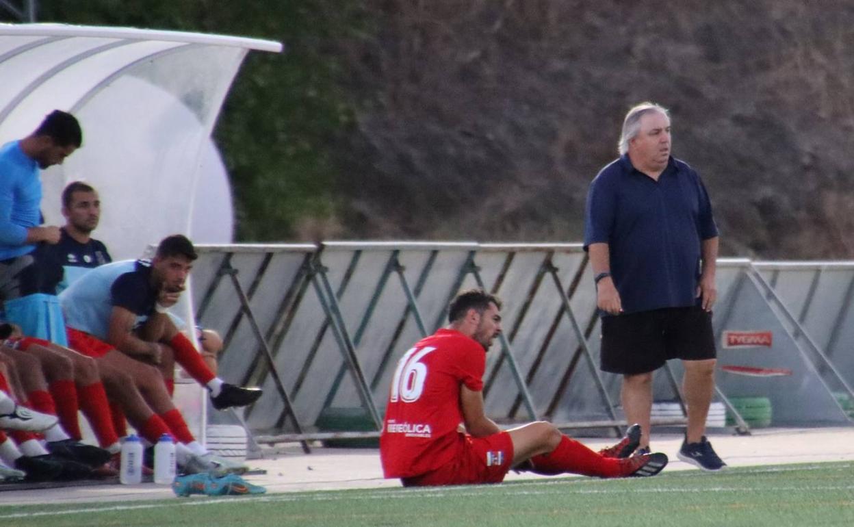 Adolfo Senso, durante esta pretemporada. 