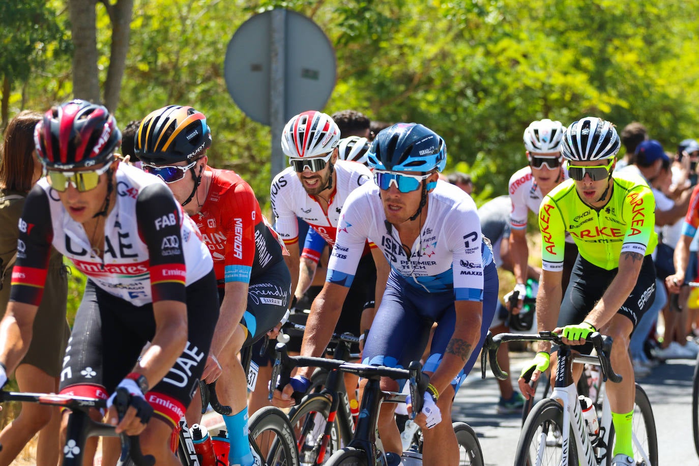 La carrera a su paso por Jerez de los Caballeros.