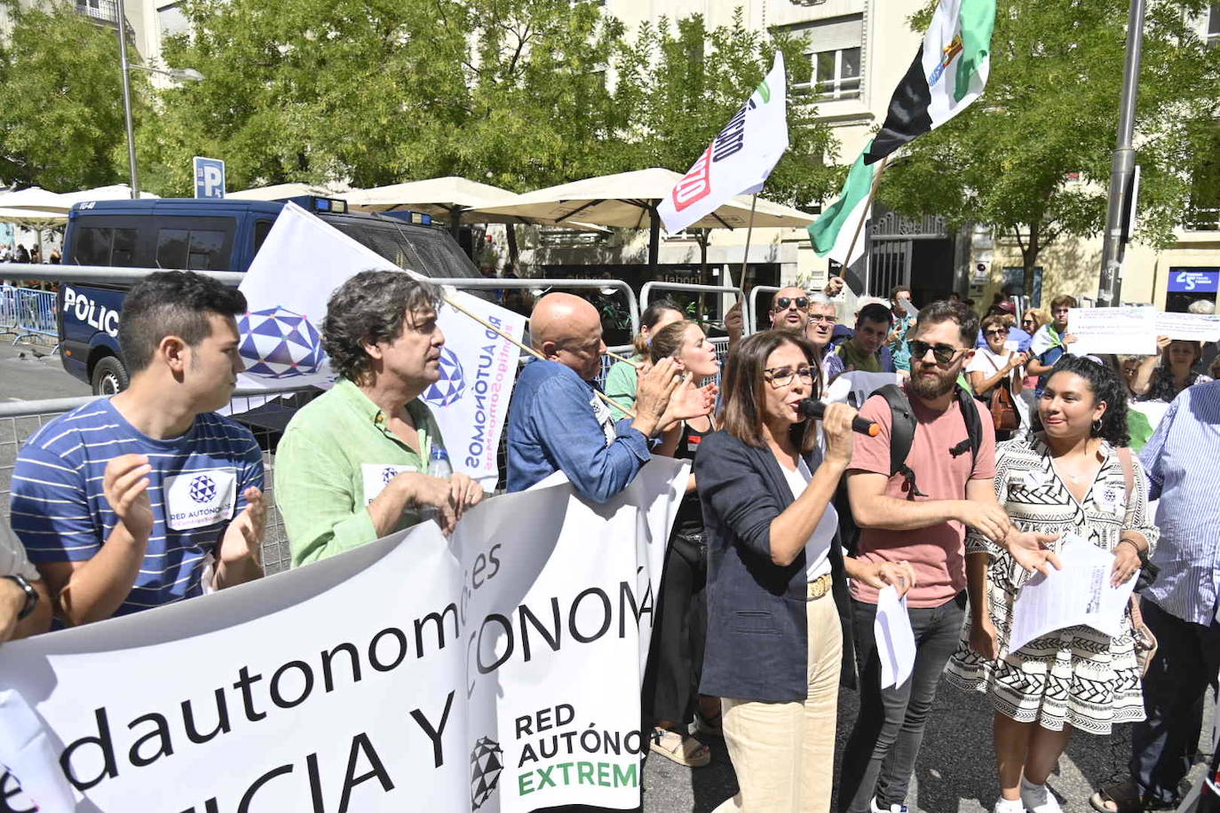 Fotos: La manifestación en Madrid por un tren digno para Extremadura