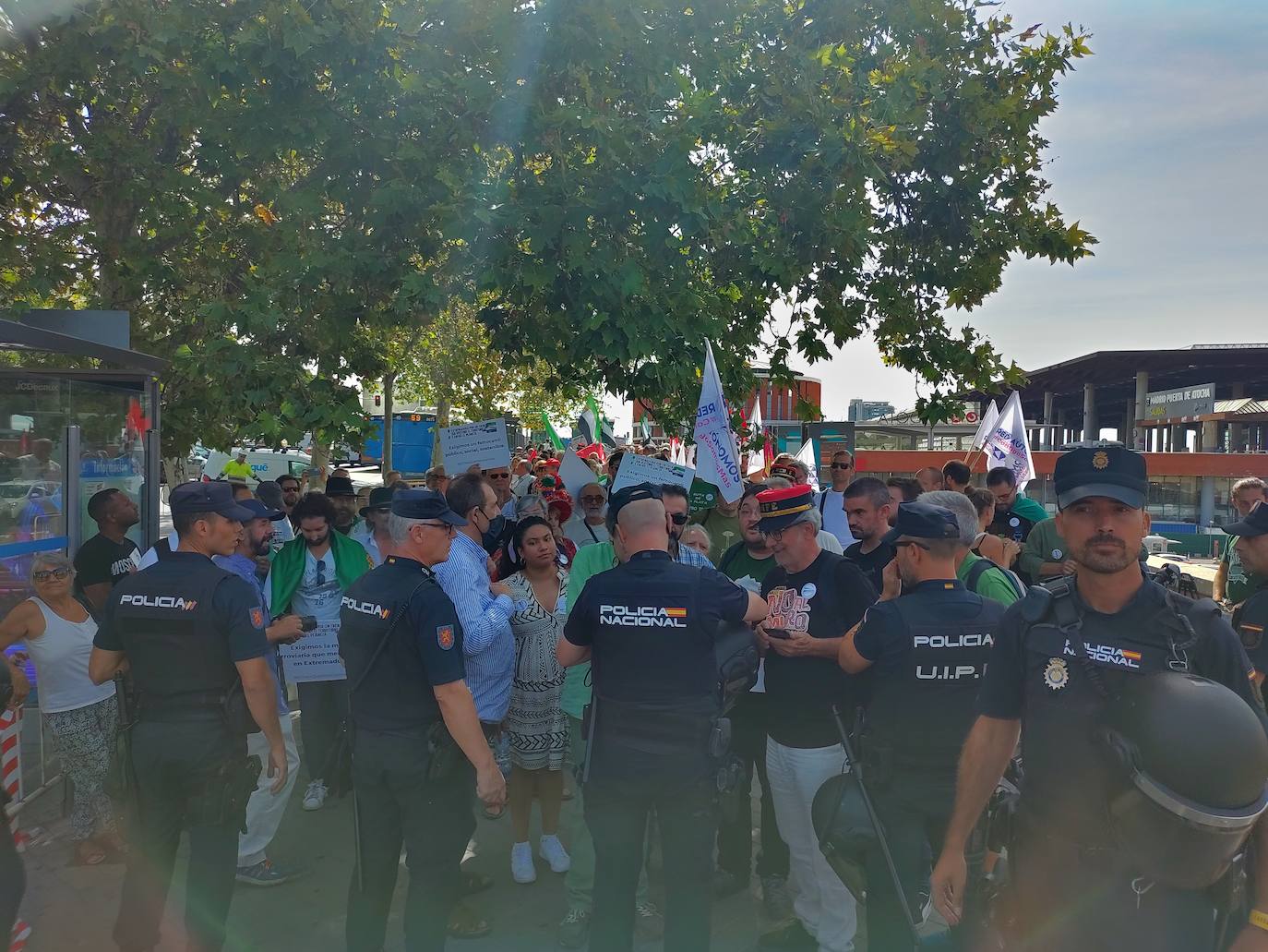 Fotos: La manifestación en Madrid por un tren digno para Extremadura