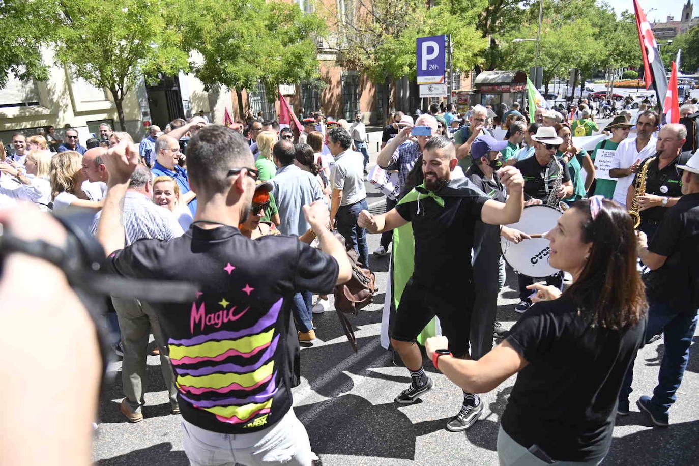 Fotos: La manifestación en Madrid por un tren digno para Extremadura