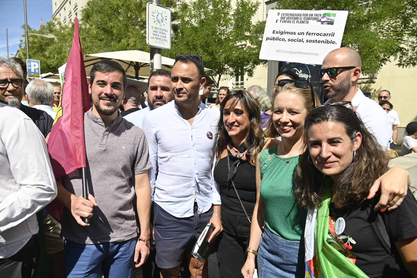 Fotos: La manifestación en Madrid por un tren digno para Extremadura