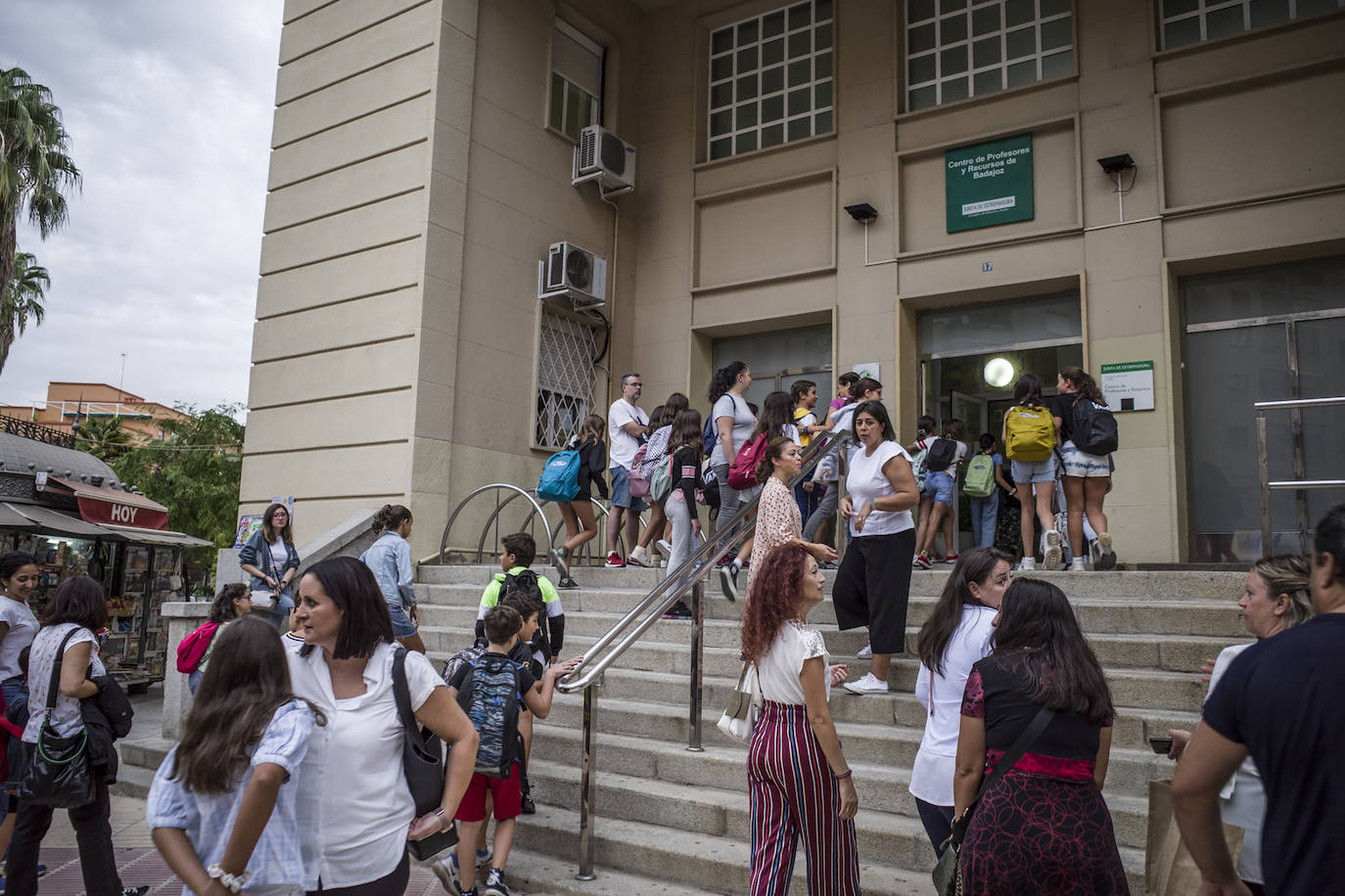 Vuelta al colegio en Badajoz. 