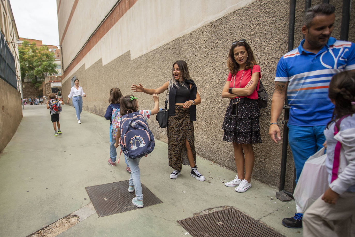 Vuelta al colegio en Cáceres. 