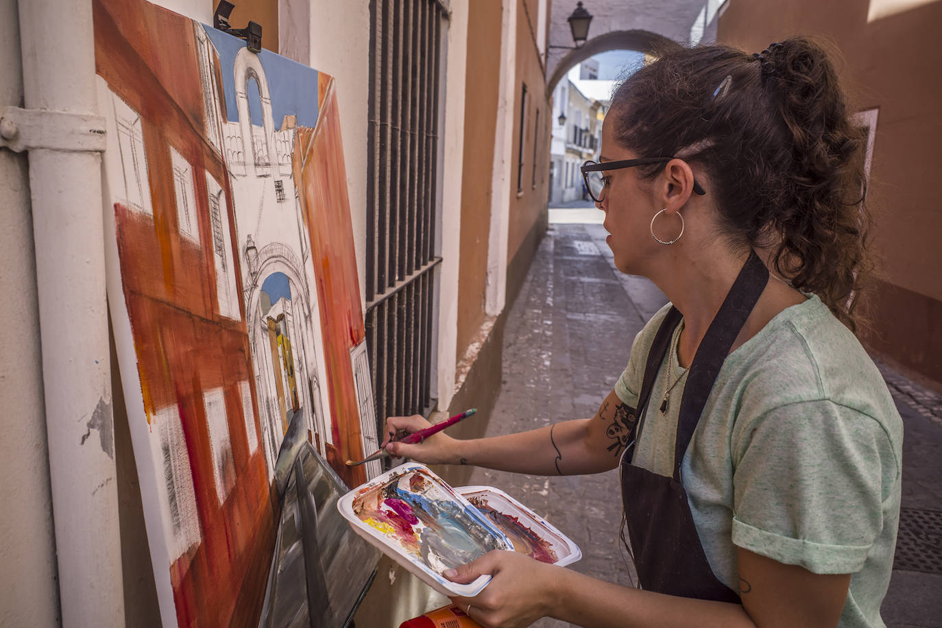 Fotos: El Badajoz más monumental se hace cuadro